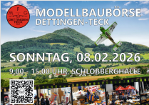 Modellbaubörse 2026 Dettingen unter Teck, 08. Februar 2026